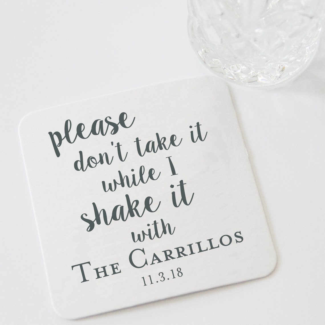 Personalized Please Don t Take It While I Shake It With Etsy