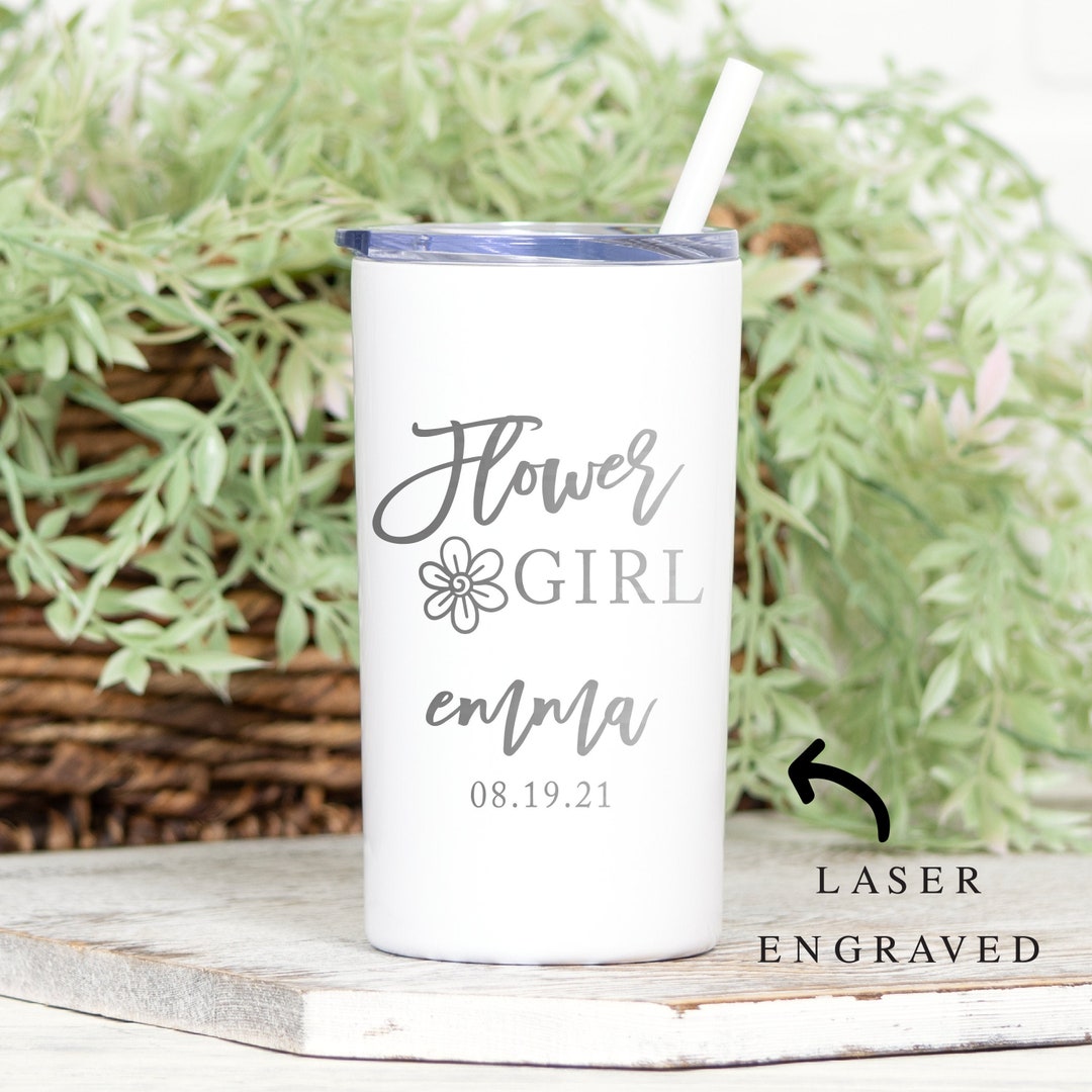 Flower Girl Sippy Cup, Flower Girl Gift, Will You by Flower Girl Cup