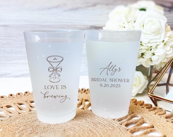 Bridal Shower Cups: Personalized Shatterproof Drinkware - Custom Ink Colors