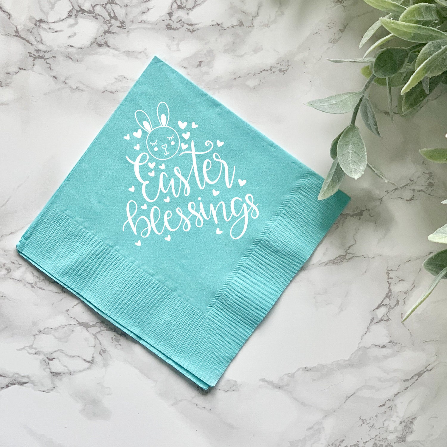 Easter Napkin Easter Blessings Religious Easter Etsy