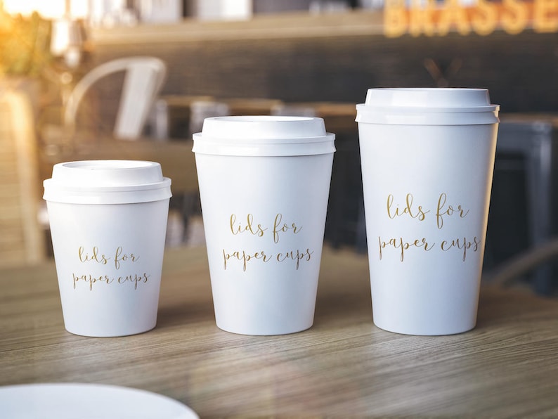 Personalized Wedding Paper Cups Coffee Bar Hot Chocolate | Etsy