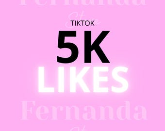 Pacchetto per aumentare i like su TikTok di 5.000 persone | Pubblico reale e attivo | Aumenta visualizzazioni, like, follower e coinvolgimento | Consegna rapida e sicura