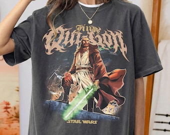 Retro Qui-Gon Jinn Shirt, Star Wars Prequels Tee, Phantom Menace Gift, Liam Neeson Jedi Shirt, Disneyworld Trip Tee, Obi Wan Fan Tee