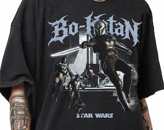 Camiseta vintage de Bo-Katan Kryze de Star Wars, camiseta de Mandalorian, camiseta con silueta de Galaxy's Edge, sudadera de Disney Star Wars, regalo para fans