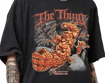 Vintage The Thing Shirt, Retro Horror Movie Tee, John Carpenter Poster Graphic Shirt, 80s Sci Fi Cult Classic Gift, Unisex Movie Night Tee
