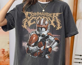 Retro Commander Cody Shirt, Star Wars Clone Trooper Tee, 212th Clone Wars Shirt, Disney Galaxy Edge Trip Tee, Clone Commander Fan Gift Tee