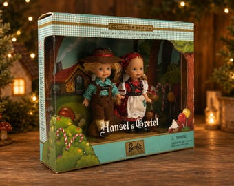 Barbie Hansel & Gretel Collector Edition Storybook Favorites Doll Set NRFB Boxed Vintage Collectible