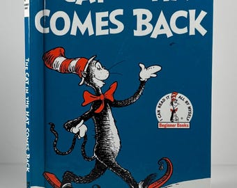 Vintage Dr. Seuss Die Katze Im Hut Kommt Zurück Hardcover Anfängerbuch