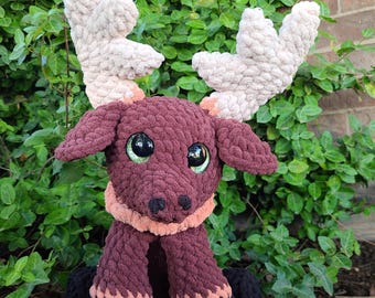 Handmade Crochet Moose