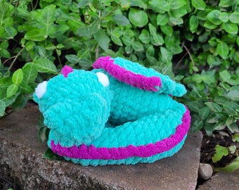 Handmade Crochet Sleeping Dragon