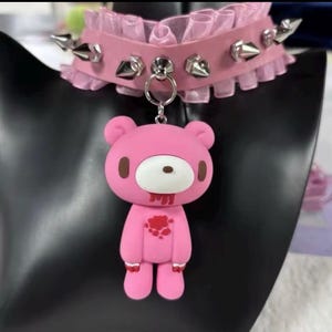 Bubble gum pink Gloomy Choker