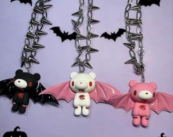 Colección de murciélagos Gloomy Bear en BLANCO