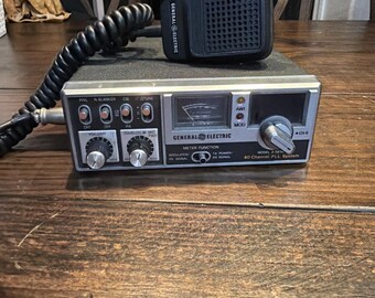 GE General Electric 3-5819A CB Radio 40 Channel PLL System Transceiver Untested