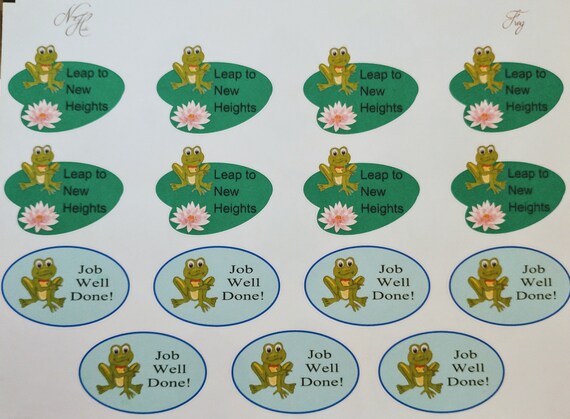 Job Well Done Stickers Teacher Stickers For Good Grades Etsy