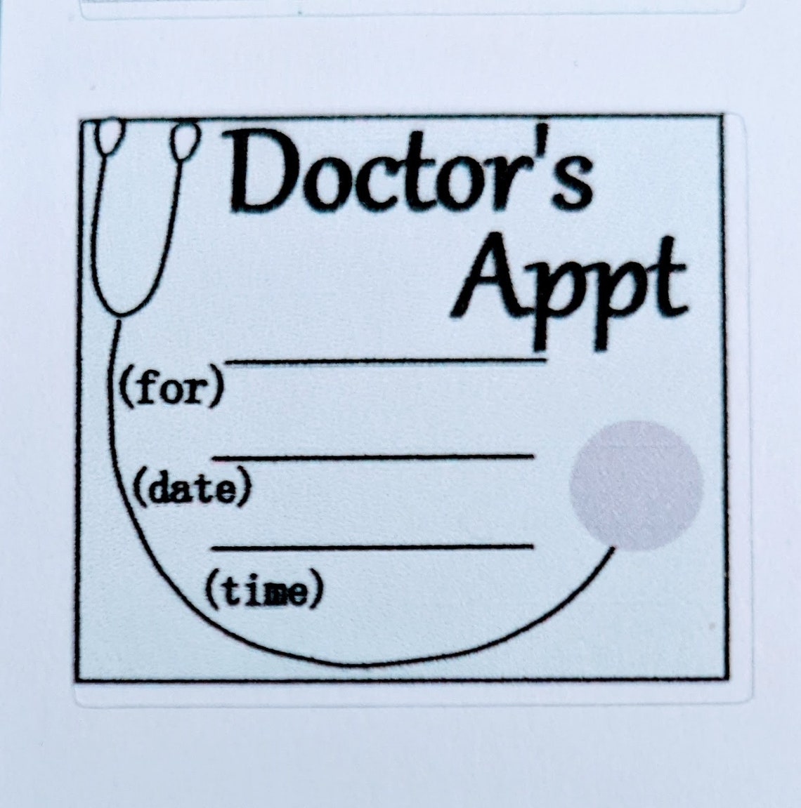 Doctor Appointment Stickers Dentist Appointment Stickers Etsy
