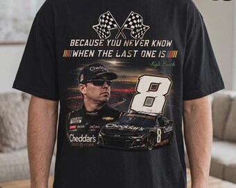 Vintage Kyle Busch Fly High Rowdy Memorial Shirt, Busch 8 Racing Tribute Graphic Tee, Fan Apparel, Unisex Motorsport Gift