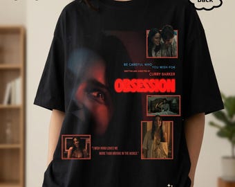 Retro Obsession Movie Graphic Shirt, Vintage Gothic Horror Tee, 2026 Thriller Film Lover Gift, Unisex T-Shirt