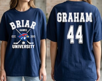 Vintage Off Campus Hockey Shirt, Briar U Hockey Romance Graphic Tee, Hockey Fan Gift, Unisex, Di Laurentis, Graham, Logan, Tucker