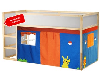 Pokemon inspired theme bed tent