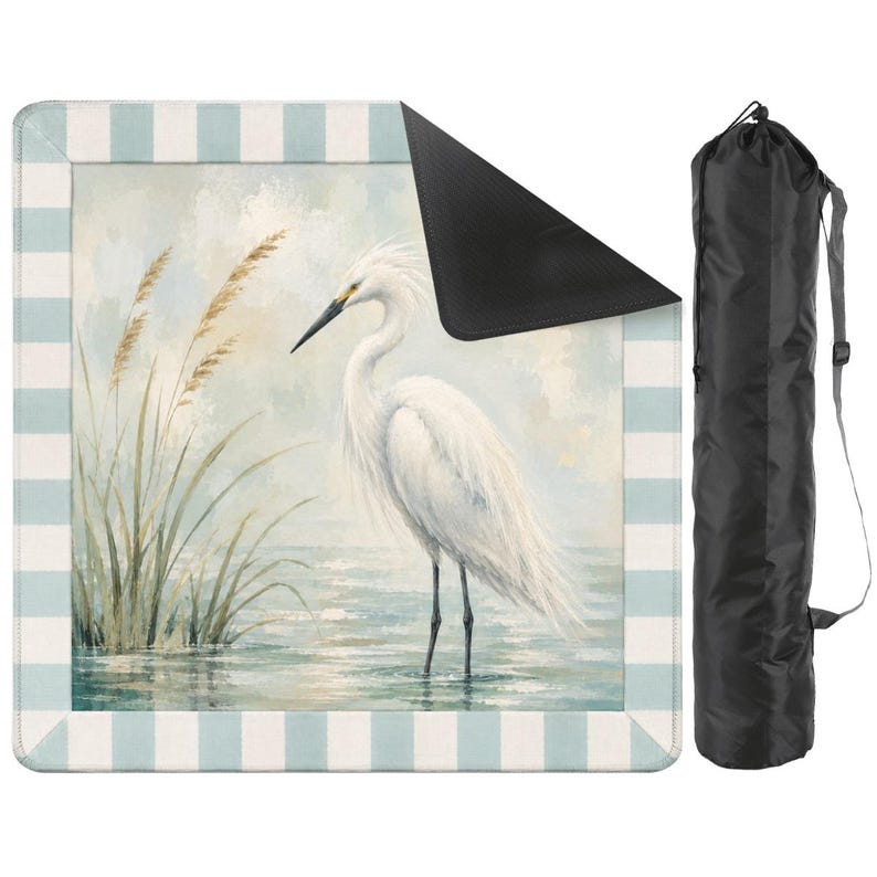 Coastal Bird Mahjong Mat bild 2
