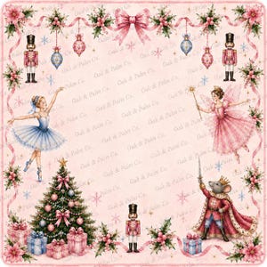 Pastel Nutcracker Ballet Mahjong Mat
