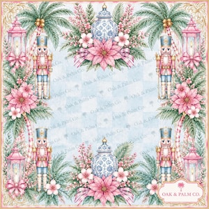 Nutcracker Palm Beach Style Mahjong Mat