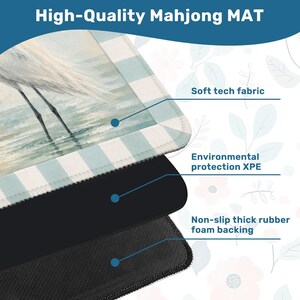 Coastal Bird Mahjong Mat bild 5