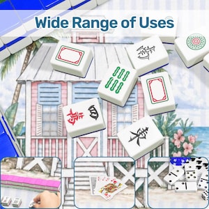 Coastal Beach Cottage Mahjong Mat bild 10