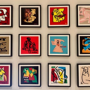 Abstract Digital Art - Faces Collection