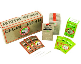 100 agujas de bordado comercial de órgano