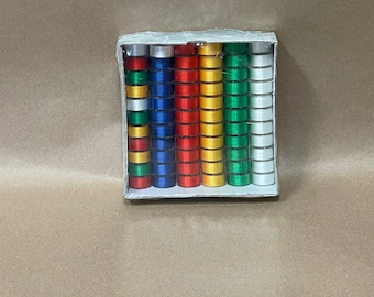 Colored Bobbins Plastic sided