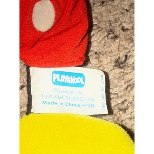 Vintage Playskool Disney Mickey Mouse Plush Stuffed Animal Toy 1986 image 6