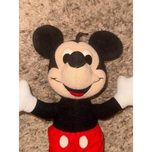 Vintage Playskool Disney Mickey Mouse Plush Stuffed Animal Toy 1986 image 2
