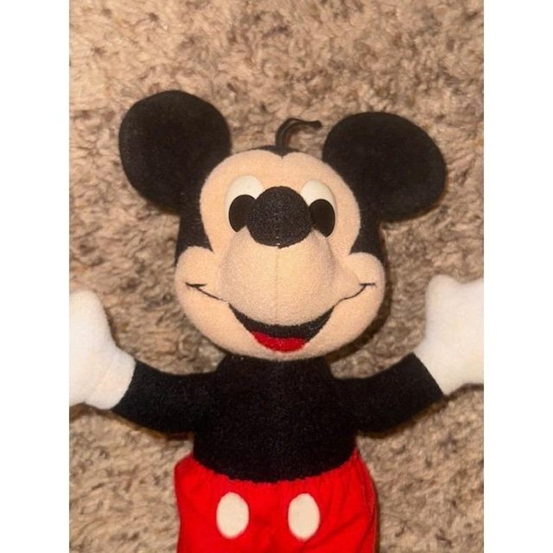 Vintage Playskool Disney Mickey Mouse Plush Stuffed Animal Toy 1986 image 2