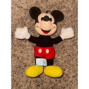 Vintage Playskool Disney Mickey Mouse Plush Stuffed Animal Toy 1986 image 1