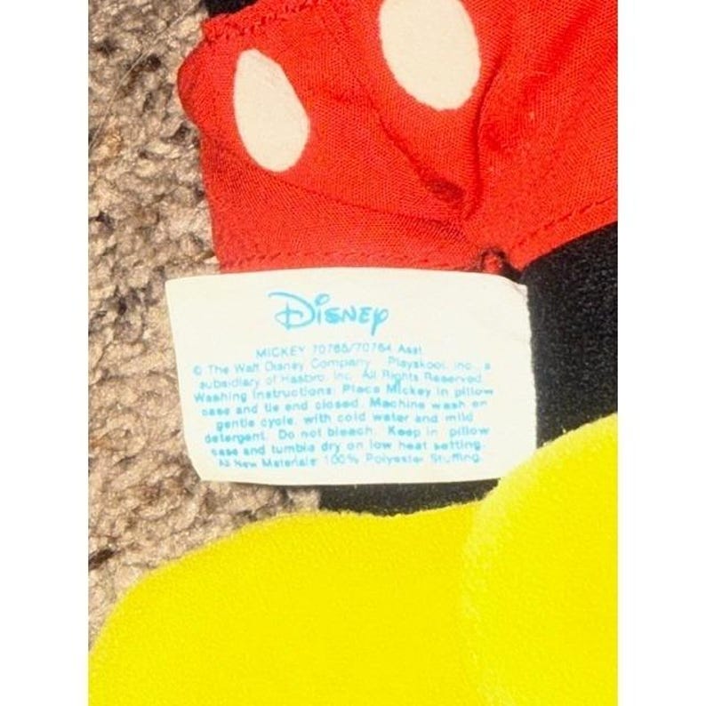 Vintage Playskool Disney Mickey Mouse Plush Stuffed Animal Toy 1986 image 5
