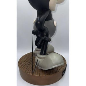 Disney Steamboat Willie Mickey Mouse grande figurine de collection en résine 2001 image 11