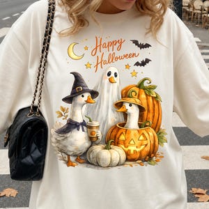 Ghost and Pumpkin PNG, Halloween Png, halloween PNG, Halloween town shirt design, Halloween Stamp PNG, Spooky Ghost Pumpkin Shirt Graphic
