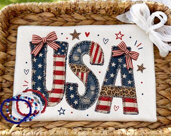 4 luglio Finto patchwork USA PNG, USA PNG, 4 luglio PNG, Bandiera americana PNG, Design patriottico patchwork, Bandiera USA PNG, Download digitale