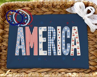 America PNG, Patriotic Ciquette Png, American Png, USA png, Ciquette Png, Preppy Patriotic, Blue Jean Png, July 4th Png