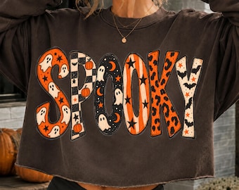 Halloween BOO Ghost PNG, Spooky Shirt Design, Witch Hat, Sublimation Digital Download