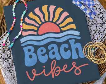 Beach Vibes png, Trendy Summer png, Patchwork Summer png, Preppy Summer png, Trendy Southern Summer Prep File