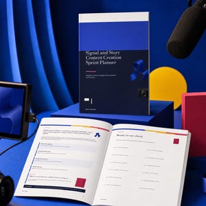 Content Creation Planner, Social Media Content Calendar, Batch Workflow and Campaign Planning Kit