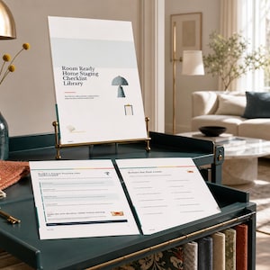 Home Staging Checklist Bundle, Room by Room Seller Prep, Photo Day and Final Walkthrough Forms