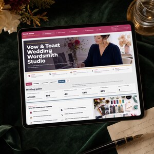 Wedding Speech & Vow Writer, Maid of Honor Toast Planner Studio