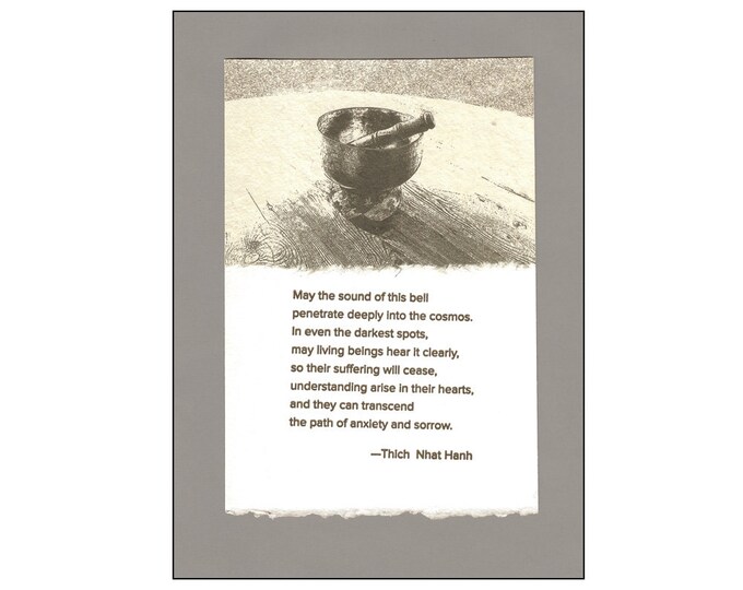 Bell Chant or Bell Gatha by Thich Nhat Hanh Etsy