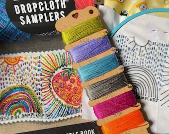 Broderitrådsorganisatör: 6-nystan spoldiagramhållare