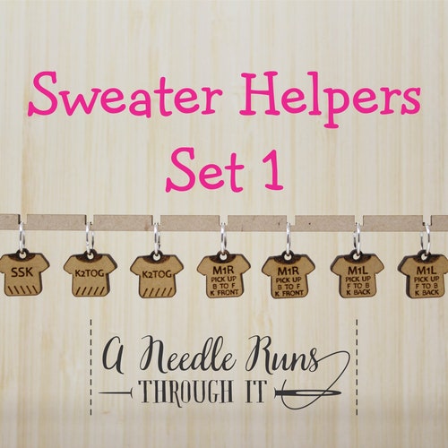 Sweater Helpers Stitch Marker Sets Helpful Stitch Markers Etsy