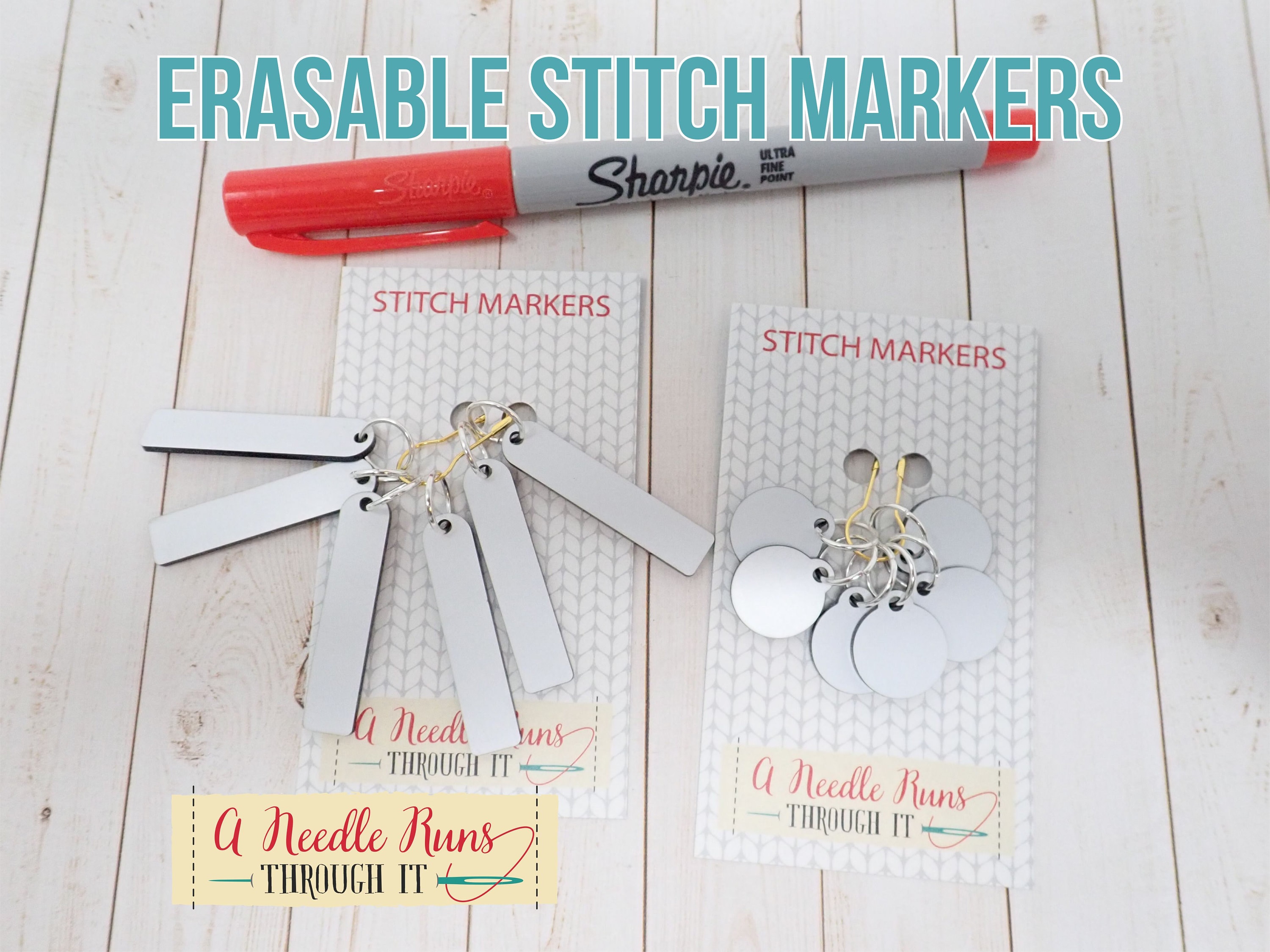 DIY Metal Stamped Stitch Markers
