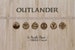 Outlander inspired Stitch markers set, celtic, knitter gift, snag free stitch markers, sassenach stitch marker set, Jamie and Claire 